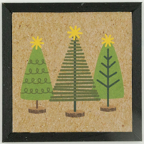 Christmas Trees Picture, 1 Piece